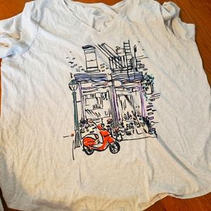 EVR1 size 2x tshirt new beige